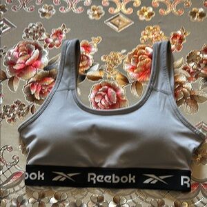 Reebok Gray Sports Bra Intimates & Sleepwear